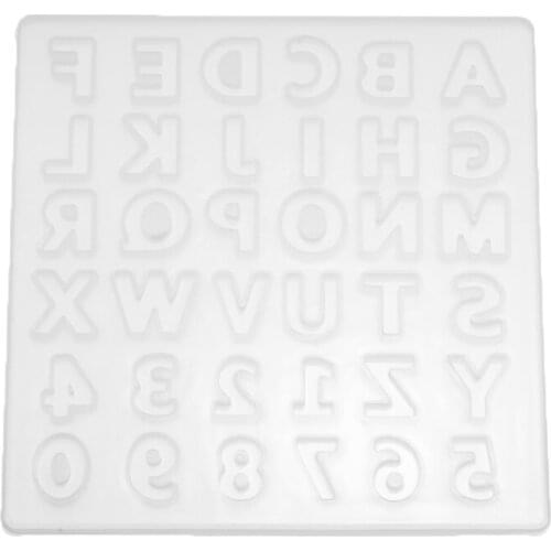 Letter Silicone Mold Capital Letter A To Z Soft Mold Epoxy UV Resin Mold DIY Jewelry Making Accessories Supplies