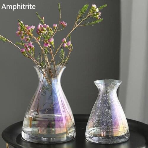Glass Terrarium Vase Living Room Be Modern In Transparent Glass Style House Wedding Decoration Flower Accessories Desk To House