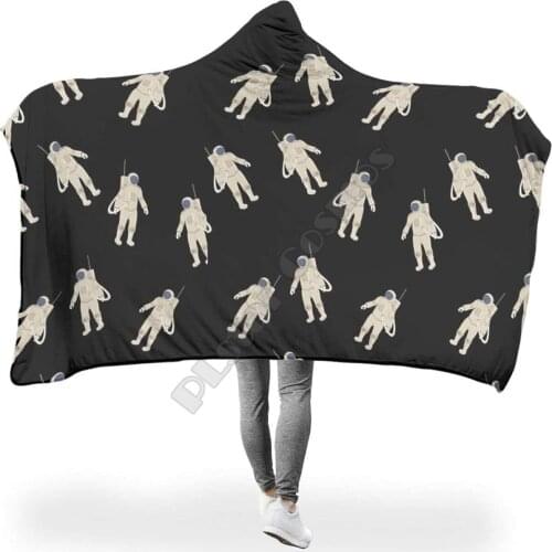 Astronaut Breathable Hooded Blanket 3D Printed Wearable Blanket Adults kids Blanket blanket throw blanket Drop Shipping 01