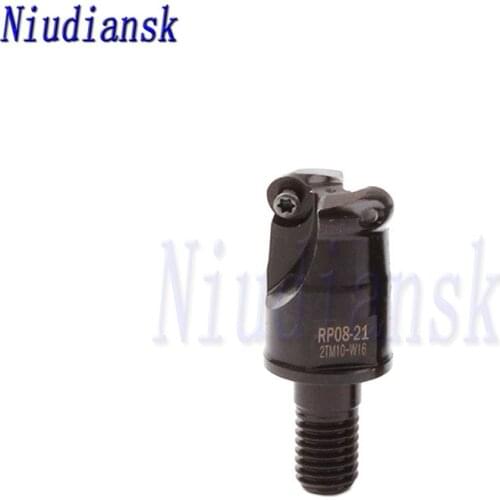 1pc RP08-17-2TM8-W12 RP08-21-3TM10-W16 Milling Cutter Head RP08 CNC Lathe Tool,RPMT0802 Carbide Insert Milling Turning Tool Suit