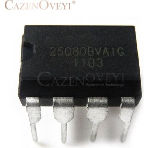 5pcs/lot W25Q80BVAIG W25Q80 25Q80 DIP-8 In Stock