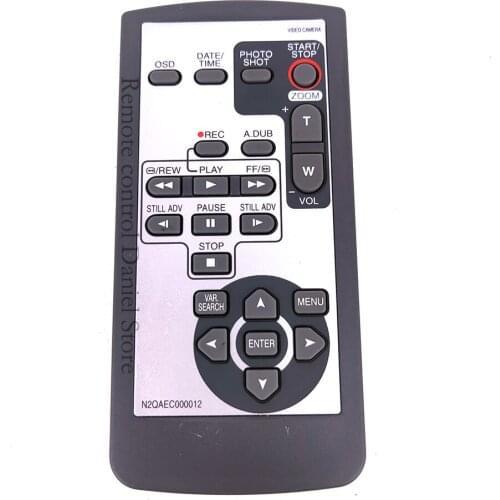 Used Original N2QAEC000012 for Panasonic DIGITAL CAMCORDER Video Camera Remote Control AG-DVC20 LSSQ0992 NV-GS140 NV-GS150