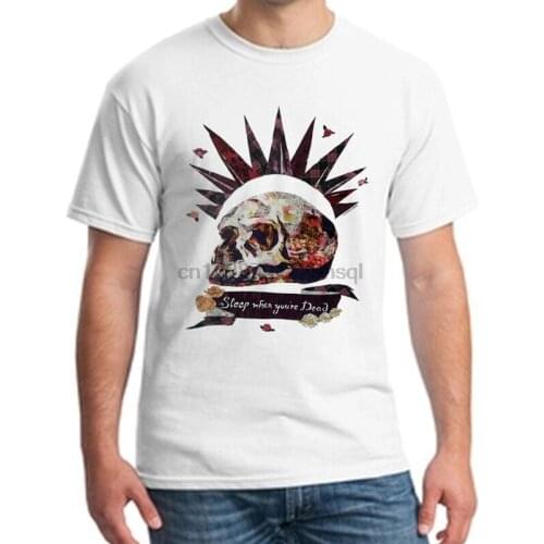 Life is Strange t shirt Men anime T-Shirt Men Tops boy Short Sleeve t-shirt Sleep when youre Dead pattern summer tops tee NN