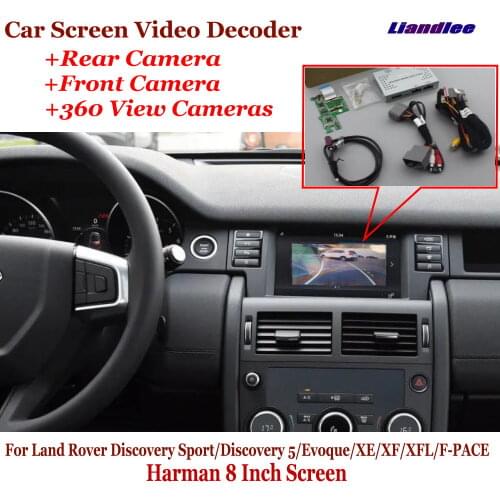 Car Reverse Image Decoder Rear View 360 Parking HD Camera For Land Rover Discovery Sport/Discovery 5/Evoque/XE/XF/XFL/F-PACE
