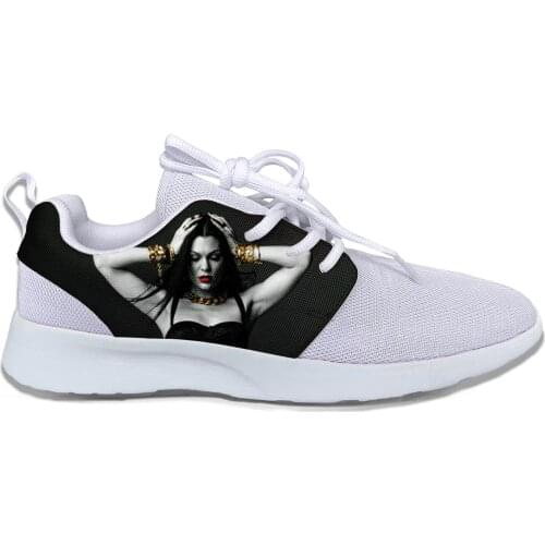 2019 Hot Cool Fashion Pop Funny New Summer High Quality Sneakers Handiness Casual Shoes 3D Printed For Men Women Jessie J