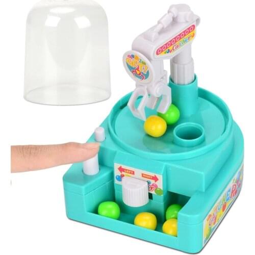 Kids Mini Manual Catching Balls Toy Machine Candy Gripper Interactive Game Children Toy Table Game Funny Toys for Children