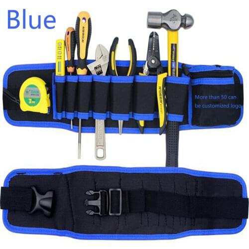 Multi-color Electricians Tool Belt Repair Pouch Pocket Tool Waist Bag Multifunctional Waterproof Carpenter Oxford cloth Tool Bag