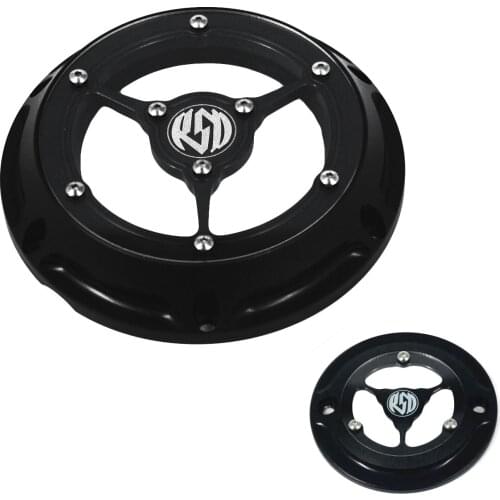 Motorcycle RSD 6 Holes Derby Cover Timing Timer Covers Black Chrome Aluminum For Harley Sportster XL883 XL1200 XR Iron 2004-2017