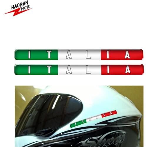 For Piaggio Vespa Decal for Agv Shoei Helmet Decal Motorcycle Tank Decals Italy Flag Italia Stickers