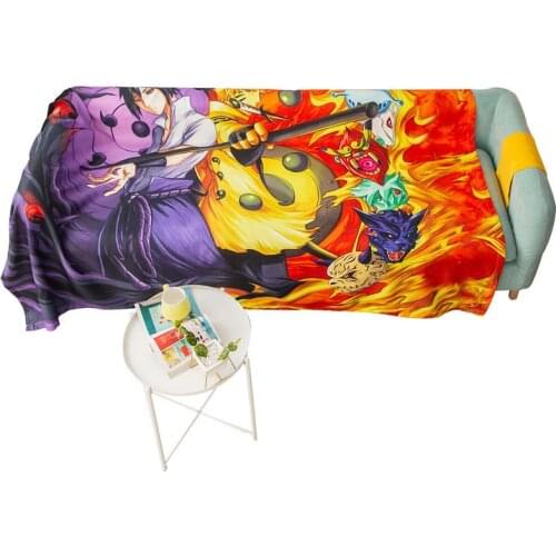 NARUTO Sofa Cushion Cartoon Peripheral Sofa Towel Large Size Sofa Cover Cartoon Non-slip Stain Resistant Indoor Decorations