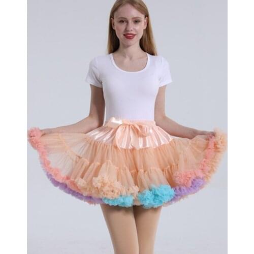 New Arrival 2020 Super Puffy Adult Petticoat Underskirt Rockabilly Tutu Fashion Women Mini Petticoat