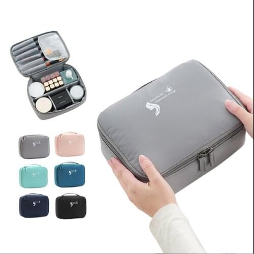 Organizer Storage makeup case Travel Cosmetic Bag Waterproof Make Up storage box travel Washing bag Women big pouch