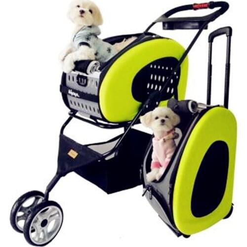 IBIYAYA 5 in 1 EVA pet carrier hight quality Pet Cat Stroller/Dog Strollers easy for travel 5 Colours Available