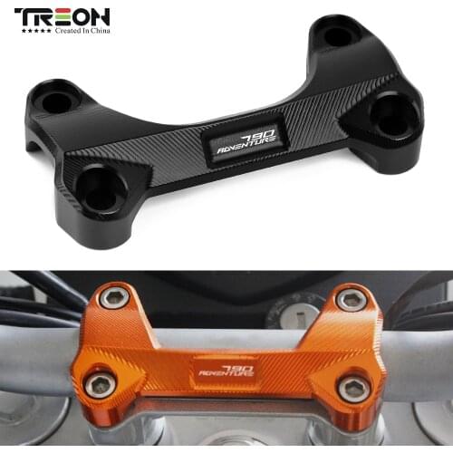 TREON Motorcycle CNC Handlebar Risers Top Cover Clamp FOR KTM 790 Adventure R 790 ADV 790Adventure 2018 - 2020 Accessories