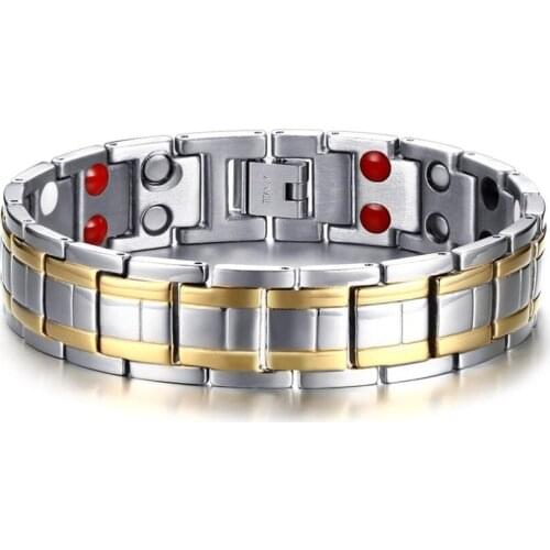 Popular Magnetic Health Care Chain Bracelet Trendy Charming Fashionable Jewelry Man Woman Link Chain Ornaments All-match Style