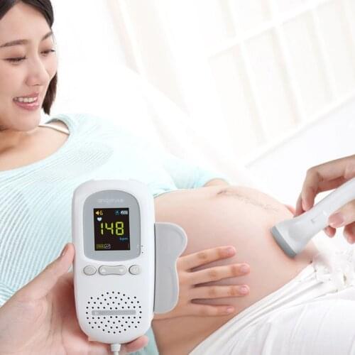 Youpin Andon Portable Home Ultrasonic Heart Rate Fetal Detector Radiationless Baby Heart Rate Monitor Tester Tool for Home