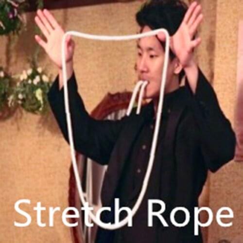 Stretch Rope (DVD and Gimmick) by JYS Magic Tricks Easy To Do Close Up Street Show Professional Magician Props