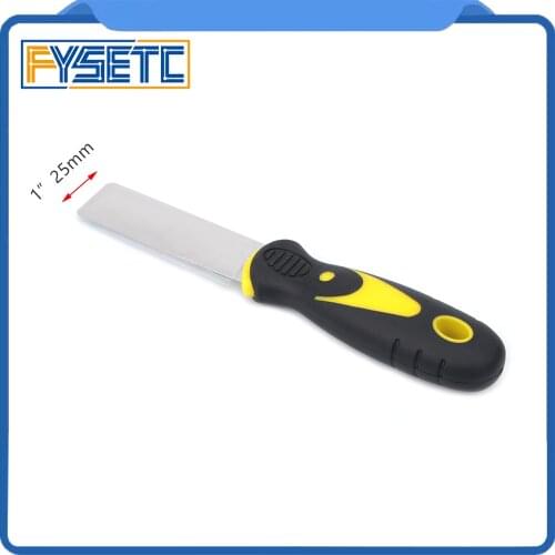 3D Printer Tool Handmade Removal Tool 1" 25mm Stainless Steel Spatula For 3D Printer Heated Bed Platforms With Box Package