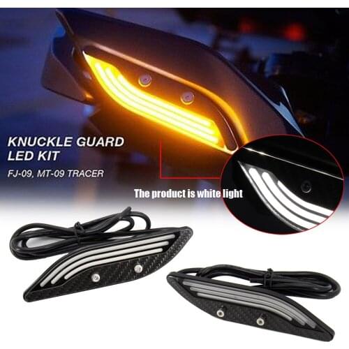 For YAMAHA MT09 TRACER FJ-09 MT-09 TRACER 2014 - 2017 Motorcycle hand guard Decorative lights Knuckle Guard LED Kit
