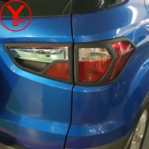 YCSUNZ ABS tail light lamp cover black rear light car styling parts accessories for ford ecosport 2013 2014 2015 2016 2017