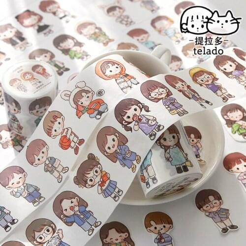 1pcs/1lot Decorative Adhesive Tapes Girly skirt Scrapbooking DIY Paper Japanese Stickers 3m