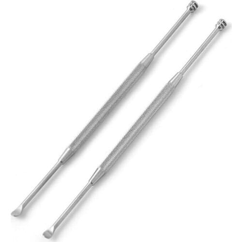 1PC Stainless Ear Cleaner Ear Spoon Tool Double-ended Care Soft Spiral For Ears Cares Health Tools Cleaner Ear Wax Removal Tool