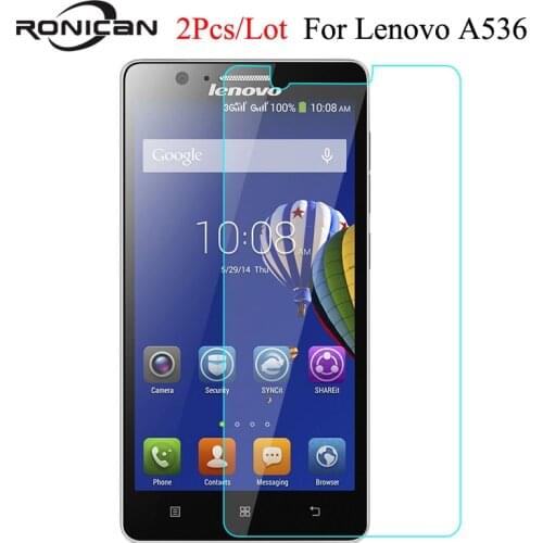 2Pcs Screen Protector Tempered Glass For Lenovo A536 A358T A538 A 536 538 5 inch 2.5D PH 0.3mm Phone Protective Film Case Guard