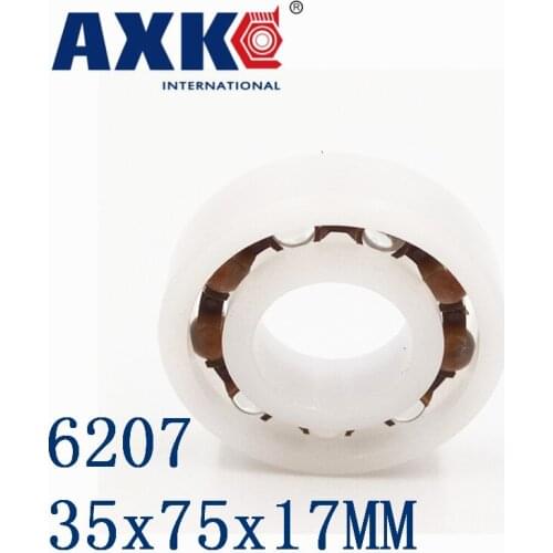 2019 Rushed New Rolamentos Rodamientos Axk 6207 Pom (10pcs) Plastic Ball Bearings 35x75x17 Glass Balls 35mm/75mm/17mm