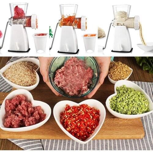 2021 Manual meat grinder beef sausage grinder manual food processor grinder kitchen tools accessories hand pull food chopper