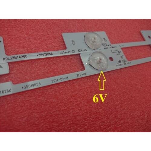 300 pcs 3/4LED 6V KDL32mt626