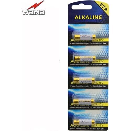 5pcs/lot MN27 27A A27 L828 VR27 High Voltage Alkaline Batteries for Doorbell Dry Cell Flashlight Calculator Mercury Free