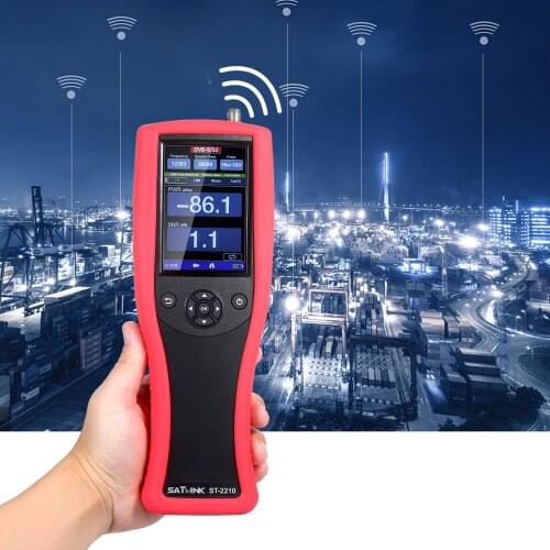 950~2150MHz Digital Satellite Signal Finder Spectrum Analyzer Satellite Finder 3.95inch TFT Touch-screen Satellite Signal Meter