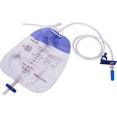 Braces & Supports ,Disposable Urine Meter Urinary Drainage Bag Catheter Collection Bag 1500ml 10pcs