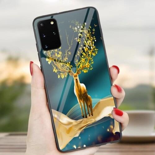 Samsung S20 S8 S9 S10 Plus Case For Phone Cover Case Tempered Glass For Note8 9 10 20 Plus S8 S9 S10 S20 S20 Plus Cases Soft