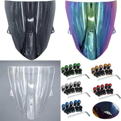 For For Kawasaki ZX6R 2009-2010 ZX10R 2008-2010 ZX 6R 10R Double bubble Injection Motorcycle windshield windscreen Bolt Screws