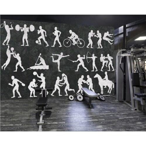 Custom photo mural wallpaper modern fashion interior background wall decoration painting hand-painted yoga decoration painting