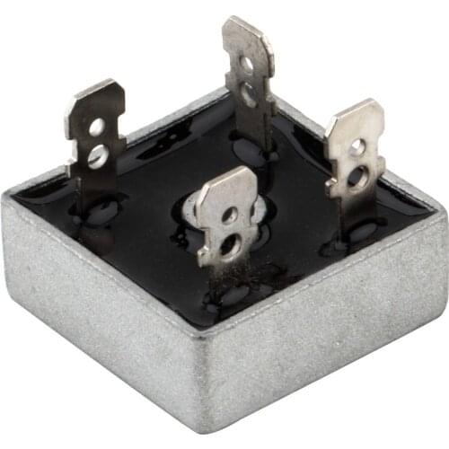 KBPC5010 1000 Volt Bridge Rectifier 50 Amp 50A Metal Case for Heat Dissipation 1000V Square Shape Single Phases Diode Bridge