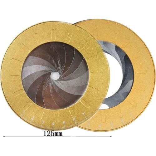 Round Adjustable Drawing Ruler Creative Drafting Circle Tool Stainless Steel Plotting Compass Round Measurements Tools