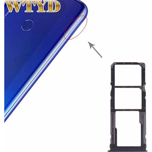 SIM Card Tray + SIM Card Tray + Micro SD Card for Xiaomi Redmi 7 Smartphone Card Slot Replacement Part