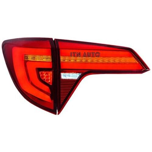 Upgrade Full LED Flow Dynamic tail rear light lamp for Honda HRV HR-V VEZEL 2015 - 2020 taillight taillamp plug and play