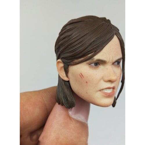 MTTOYS 1/6 Scale The Doomsday Girl Allie Bloodstained Head Sculpture Model For Action Figure DIY Accessories