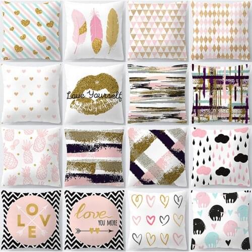 1Pcs Stripe Cushion Cover Soft For Holiday Decoration Pillow Case Fashion Printed Home Decor Party DIY Accessories