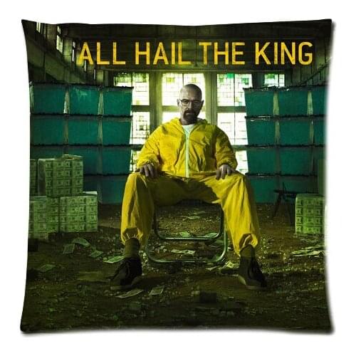 Breaking Bad TV Show TV Series Movie Custom Zippered Square Single Pillowcase Cover (Twin sides) For Home 18x18,16x16inchesU9-32