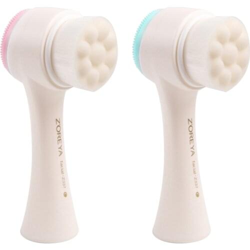 Face Cleansing Brush 3D Facial Brush Deep Cleansing Pore Cleaner Face Massage Skin Care Exfoliator Blackhead Acne Remover