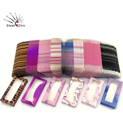 25mm Lashes Wholesale 20pcs Boxes Packaging Eyelash Box In Bulk False Eyelashes Box Vendor Custom Empty Mink Eyelashes Case