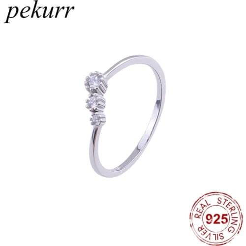 Кольца с фианитами для женщин Pekurr China At AliExpress