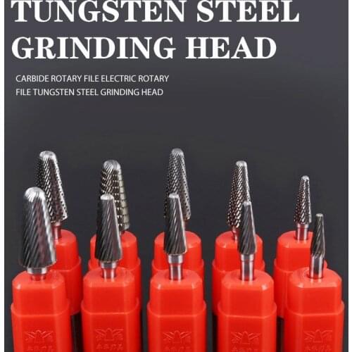Professional Carbide Rotary File Electric Rotary File Tungsten Steel Grinding Head Special Sanding Machine Polishing Tool 017