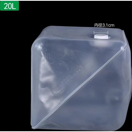 Empty Foldable Water Bag Portable Soft Plastic Bucket Reagent Liquid Packaging Bag Food Grade Storage Container 10L 20L