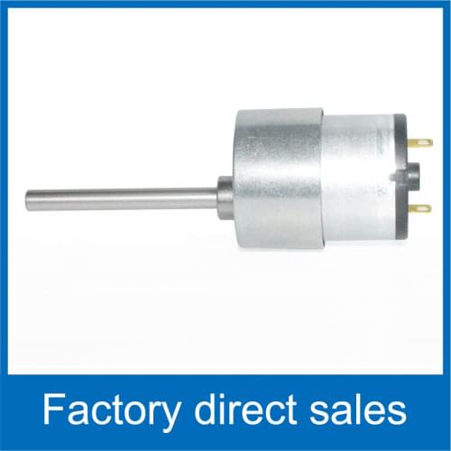 JGB37-520 M6 Thread 50MM Long Geared Motor DC12V24V Large Torque With Flange Rotating Up And Down