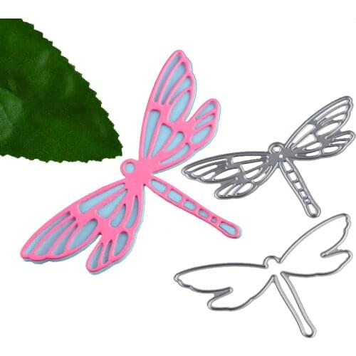 WYSE Dragonfly Dies Animal Metal Cutting Dies Scrapbooking Leaves Craft Dies Stencil For DIY Photo Paper Card Template Supplies